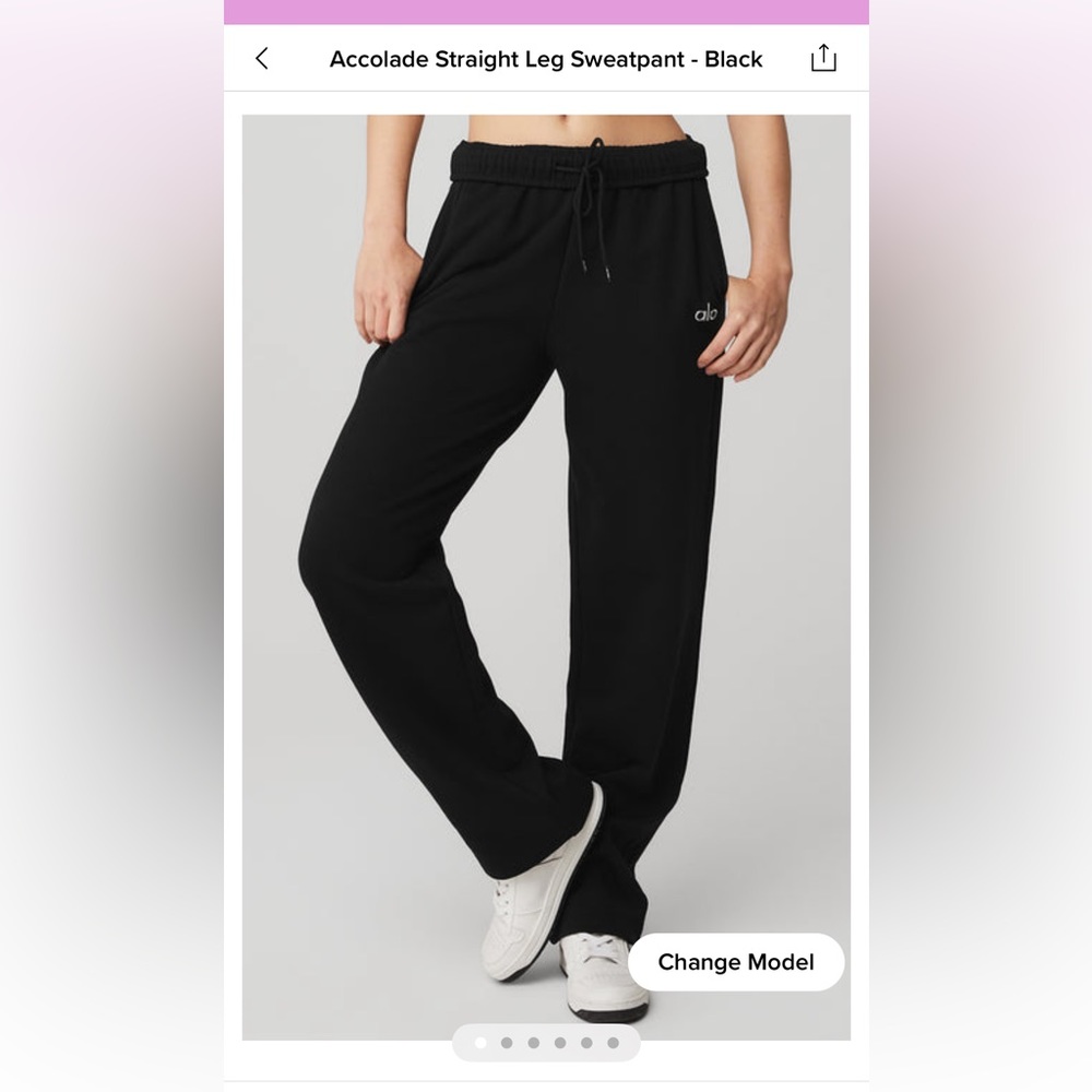 Alo yoga accolade straight leg pant - M